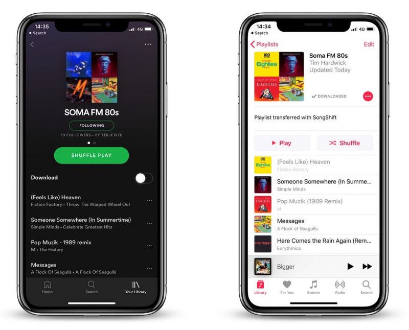 Import Spotify Playlists To Apple Music For Free